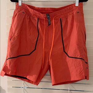 Men's Orange Shorts